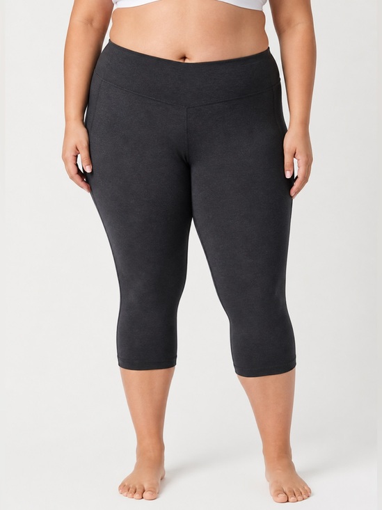 Pants - Maurices Dark Gray Capri Leggings